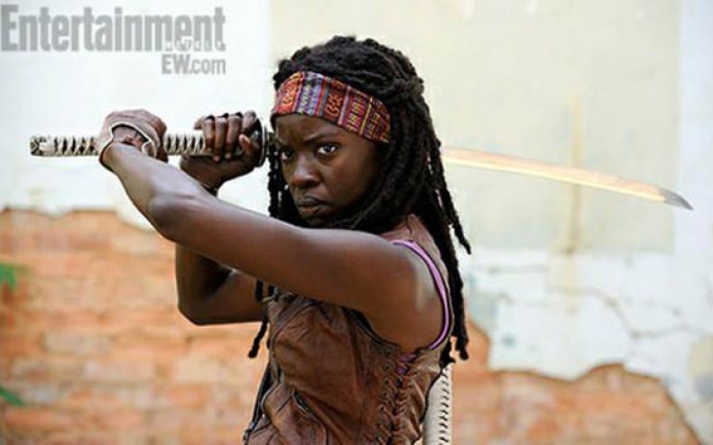 Michonne Unhooded and Season 3 Behind The Scenes!
