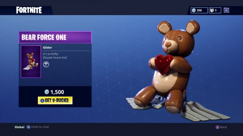 There’s A Teddy Bear Glider In Fortnite Now
