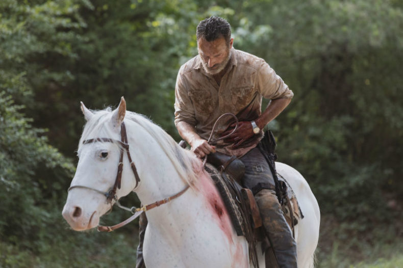 Photos From Andrew Lincoln’s Last TWD Episode