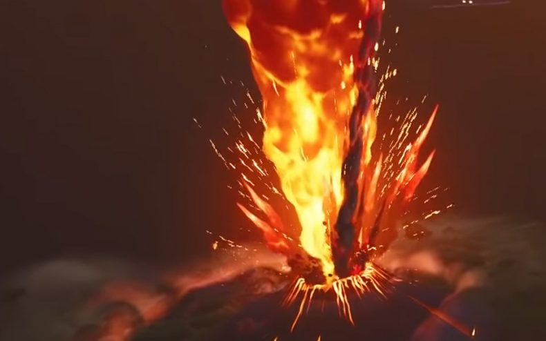 RIP Tilted Towers, Cause Of Death: Volcano
